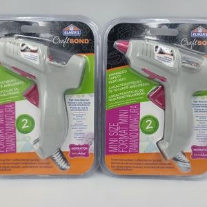 2 Pack Elmer's Craft Bond Mini Hot Glue Gun